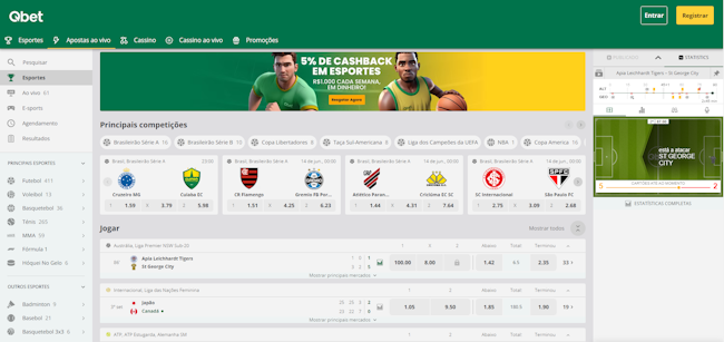 Quero a tabela da série b